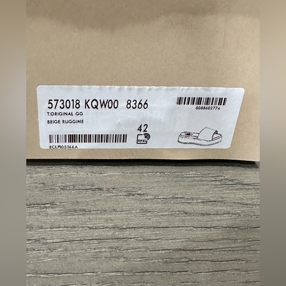 GUCCI Canvas GG Monogram Angelina Platform Slide Sandals - Picture 9 of 11